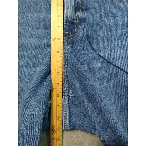 Old Navy Jeans Women 26 Blue Denim Curvy OG Straight High Rise Ankle Stretch - Picture 4 of 11